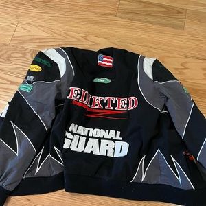 Edikted racer rally patch jacket super trendy size small